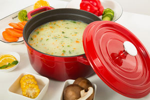 Marmite à soupe et ragoût classique en acier inoxydable écologique, antiadhésive, compatible four, moderne, pour induction/gaz, tendance 2026 - Product Image 5