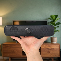Vente directe d'usine, haut-parleur surround 10W, barre de son filaire USB OEM pour PC, ordinateur portable, téléviseur avec prise auxiliaire 3,5 mm