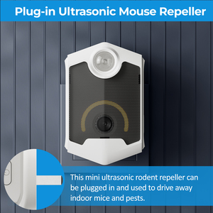 Répulsif à ultrasons amélioré 2026 : Le meilleur anti-nuisibles efficace, 25 kHz, 110 dB, dissuasif pour rongeurs et souris d'intérieur - Product Image 3