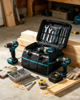 Chargeur d'outils sans fil professionnel 10-en-1 à couple élevé, batterie lithium-ion, sac de transport en plastique, OEM, garantie 3 mois, efficace, le plus vendu