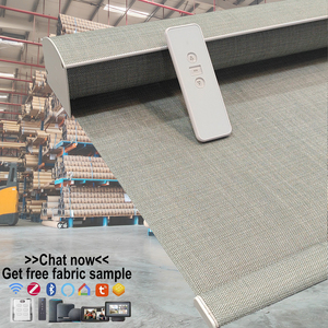 Tende <span class=keywords><strong>a</strong></span> Rullo Automatiche Personalizzate per Ufficio con Controllo Remoto WiFi e Filtraggio della Luce - Product Image 1