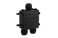 Boîte de jonction 3 voies IP68, connecteur de câble LED, boîte de jonction pour bande LED, boîtier en nylon, boîte de jonction étanche