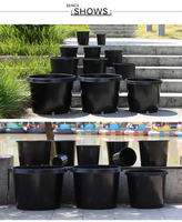 Vente en Gros de Pots de Pépinière en Plastique de 15, 20, 25 Gallons, Grands Pots de Fleurs et Jardinières