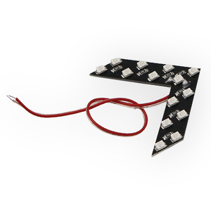Luz direccional oculta para espejo retrovisor de coche, luz direccional LED 14SMD, indicador de flecha LED amarillo - Product Image 3