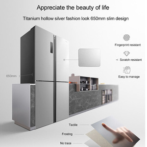 Réfrigérateur à porte croisée de 426 <span class=keywords><strong>litres</strong></span>, refroidissement par air, sans givre, réfrigérateur <span class=keywords><strong>encastrable</strong></span> - Product Image 4