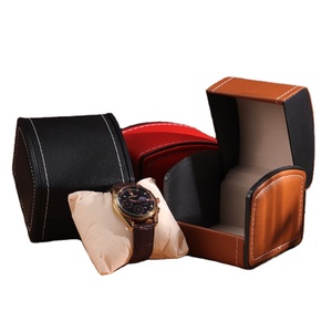 Caja de reloj personalizada de cuero PU, estuche para reloj, cajas de reloj al por mayor - Product Image 1