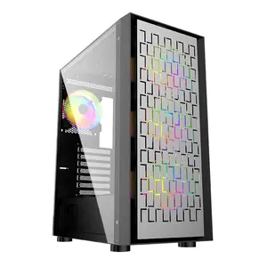 Grosir kabinet komputer mini-Casing Kabinet PC untuk Komputer, Casing ATX Mid Tower, Harga Murah 2021