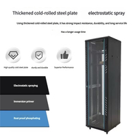 Armoire réseau 42U de haute qualité 19 pouces au sol support de serveur télécom finition dégraissée armoire réseau
