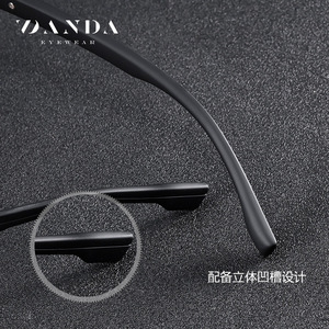 Vanda Gafas de sol polarizadas para hombre S15105 UV400, montura metálica rectangular, gafas de conducción antideslumbrantes - Product Image 5