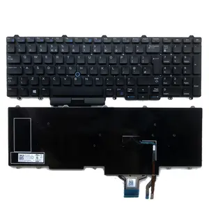 DELL अक्षांश के लिए कारखाने लैपटॉप कीबोर्ड Keycaps E5550 5570 5580 5590 3510 3520 3530 7510 7520 7530 7710 7720 नोटबुक कीबोर्ड