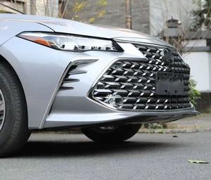 Factory Direct New 2018-2021 Front Bumper Chrome Grille Longlin Carbon Black <b>Paint</b> Screw-On Universal Fitment ABS - Product Image 6