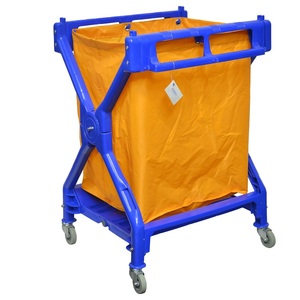 Gewoon Janitorial Winkelwagen Commerciële Hotel Schoonmaken <span class=keywords><strong>Trolley</strong></span> - Product Image 4