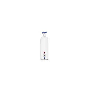 Blue Candy <b>Bottle</b> With Nutcracker Soldier <b>Glass</b> Craft <b>Decor</b> - Product Image 1