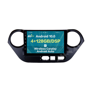 ZWNAV Android 10.0 PX6 128GB autoradio pour <span class=keywords><strong>Hyundai</strong></span> Grand I10 2018 2019 avec enregistreur Radio automatique Carplay GPS Navigation DSP - Product Image 1