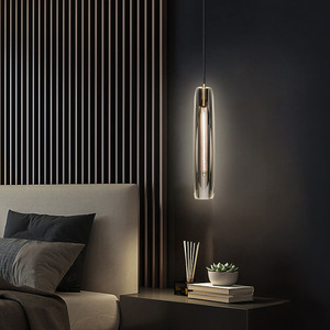 Modern Luxury Restaurant Bedroom Single Head Pendant <strong>Lamp</strong> <strong>Copper</strong> Crystal Simple Ceiling Hanging Lights - Product Image 4