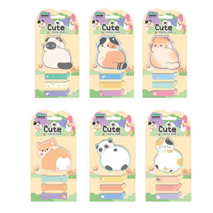 LEBEZ - MARCADOR/NOTAS CON DISEÑO DE ANIMALES, 8 HOJAS SURTIDAS - Product Image 1