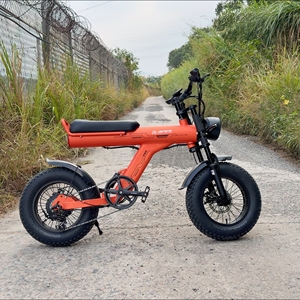 Vélo de route électrique JANSNO X90, moteur à moyeu arrière 48V 25Ah, batterie au lithium 7 vitesses, cadre en acier, vélo électrique à pneus larges de 16 pouces pour adultes/adolescents - Product Image 5