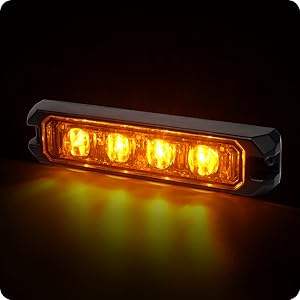 BiaoChi Barra Luminosa Stroboscopica di Emergenza Ambra 48\" Nuova Robusta Black Hawk per Tetto Auto Segnalazione di Pericolo Lampeggiante - Product Image 4