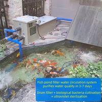 Filtre biologique intégré DAWNTECH, moteur électrique automatique, filtre externe pour aquarium, bassin, poissons rouges, koïs, 220V/380V, 5m/H
