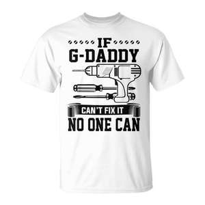 Camiseta Navideña Vintage 'Si G-Daddy no puede arreglarlo, nadie puede' para Fans del Estilo Retro, Ropa Promocional - Product Image 1