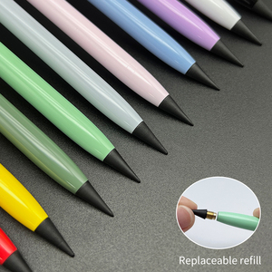 Macaron-Colored Texture HB <strong>Pencil</strong> Customizable Student Sketch Metal <strong>Pencil</strong> with Appealing Appearance Color - Product Image 2