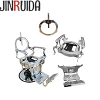 Chaise de barbier pour homme JINRUIDA, cadre rotatif et réglable en hauteur, matériel de chaise de rasage, style vintage, chaise de barbier à levage hydraulique