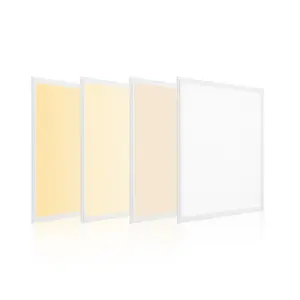 Smart 20w 30w 40w 50w Square 750lm 3cct Dimmable Recessed Large Slim Led Panel Light 100-120v