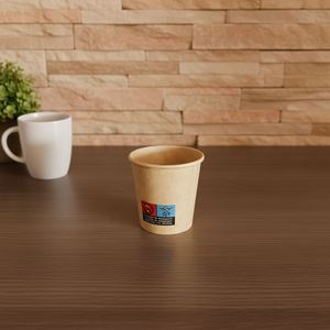Vaso de Papel Desechable de Pared Simple de 6oz, 7oz, 8oz, 9oz, Duradero, de Alta Calidad, con Logotipo Impreso Personalizado, para Llevar - Product Image 5