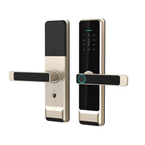 Hot Bán Saudi Arabia Chất Lượng Cao Màu Vàng Thông Minh Khóa Wifi Ứng Dụng Điều Khiển Vân Tay Keyless Mở Khóa Tuya Thông Minh Ổ Khóa Gỗ - Product Image 3