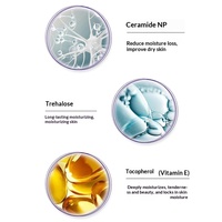 Masque en feuille de cristal végétalien hydrogel anti-rides pour le front, enrichi en vitamine C, collagène et aloe vera, pour éclaircir et éliminer les rides, convient à tous les types de peau