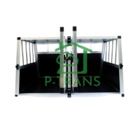 Double porte Caisse de voyage en aluminium pour chien