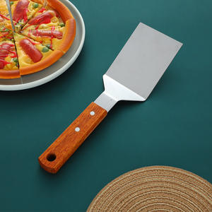 Espátula para utensilios de cocina de acero inoxidable, espátula para hielo Teppanyaki, espátula para pizza y bistec, utensilios de cocina, accesorios para parrilla - Product Image 5