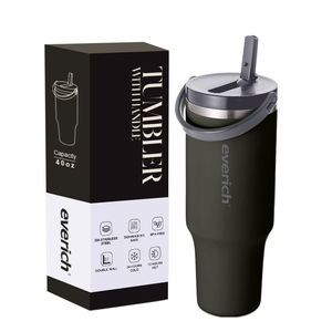Vaso <span class=keywords><strong>de</strong></span> 30oz con asa y tapa <span class=keywords><strong>de</strong></span> paja, taza aislada, botella <span class=keywords><strong>de</strong></span> agua reutilizable <span class=keywords><strong>de</strong></span> acero inoxidable, taza <span class=keywords><strong>de</strong></span> viaje, portavasos amigable - Product Image 4
