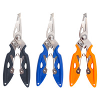 Pince de pêche légère en acier inoxydable 716A, coupe-ligne pour petits leurres et hameçons, à bouche incurvée, indispensable pour la pêche en extérieur