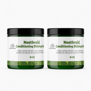 SunpinHerb Gel Fixant Fortifiant et Brillant Sans Alcool à Base de Plantes Biologiques Sans Rinçage pour Tous Types de Cheveux - Product Image 2