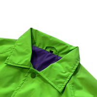Veste d'entraîneurs de printemps d'usine chinoise de nouveau style veste d'entraîneurs imperméable en nylon pour hommes