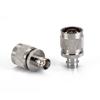 Adaptateur coaxial RF N mâle vers BNC femelle à faible perte de signal, anti-âge, longue durée de vie, prise en charge OEM personnalisée, lignes de production propres
