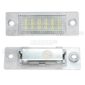 2 pièces, 12V, 18 LED, éclairage de plaque d'immatriculation de voiture, lampe LED pour VW Transporter T5 Caddy Touran Golf Passat - Product Image 3
