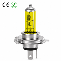Vente directe d'usine Ampoules halogènes en verre de quartz à lumière dorée H4 24V 75/70W Ampoule de phare de voiture en gros