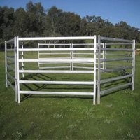 Panel de valla para ganado, valla de ganado portátil galvanizada, paneles de Corral, equipo agrícola, Panel de valla de Metal para ganado