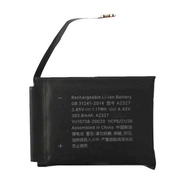 IParts Replacement OEM Battery for Apple Watch Series 6 S6 40MM 44MM A2345 A2327 Battery Repair Parts Tested