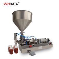 Distributeur de pâte semi-automatique de remplissage de piston pneumatique de 100-1000 ml pour le miel de lotion de crème d'huile
