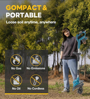 Semoir rotatif de qualité industrielle, cultivateur de jardinage, sous-soleuse à moteur thermique, engrenage en acier inoxydable