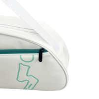 Sac de raquette de badminton Anyball Dmantis en cuir grainé litchi, étui de sport et de voyage en PU de qualité supérieure, vente en gros OEM
