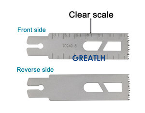 Instruments chirurgicaux orthopédiques Scie à lame <span class=keywords><strong>en</strong></span> os Lames de scie oscillantes Lames d'orthopédie - Product Image 3
