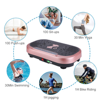 Plate-forme de fitness verticale ultra-mince pour le corps compacteur vibrant plaque de vibration machine d'exercice