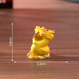 Creativa e Carina Statuetta in Stile Cinese 3D per il Nuovo Anno, Anno del Drago, Scatola Sorpresa, Accessori Decorativi, Micro Paesaggio per Cruscotto Auto - Product Image 3