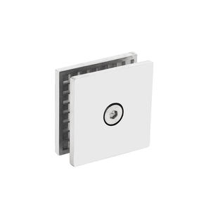 Abrazadera cuadrada de solidez, herrajes para puertas de vidrio, accesorios de abrazadera, Clip de vidrio de acero inoxidable, 2 uds. - Product Image 1