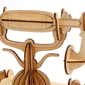 Modèle <span class=keywords><strong>de</strong></span> téléphone vintage, expériences scientifiques, <span class=keywords><strong>jeu</strong></span> éducatif <span class=keywords><strong>de</strong></span> puzzle pour la maison, puzzle en bois 3D DIY pour enfants avec 51 à 100 pièces - Product Image 4