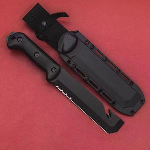 มีดแคมป์ปิ้งสแตนเลส Kabbah LS058 พร้อมด้ามจับ G10 ระดับ DIY ปรับแต่งได้ รองรับการใช้งานแบบ OEM - Product Image 1